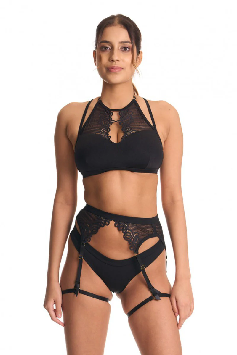 Bandurska Slow Dancing Garter Belt - Black - Image 3