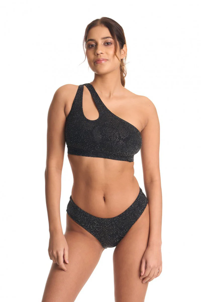 Bandurska Someday Top - Shimmery Black - Image 5