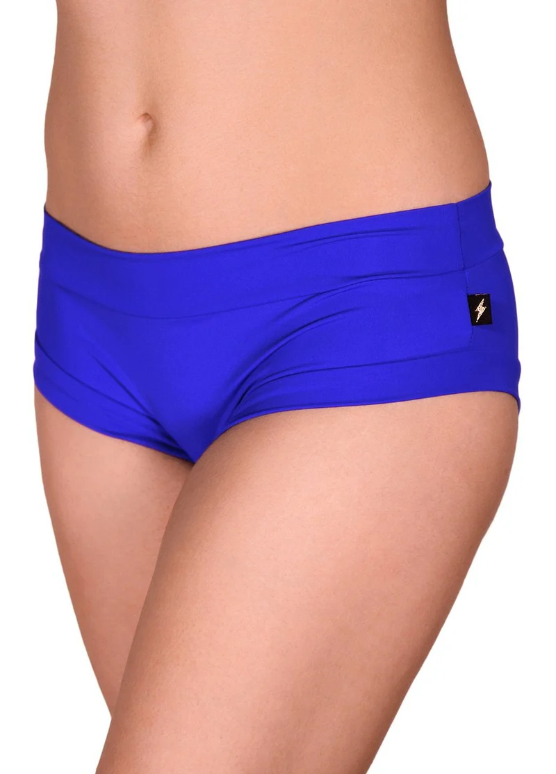 Cleo the Hurricane Essential Hot Pants - Majesty Blue - Image 2