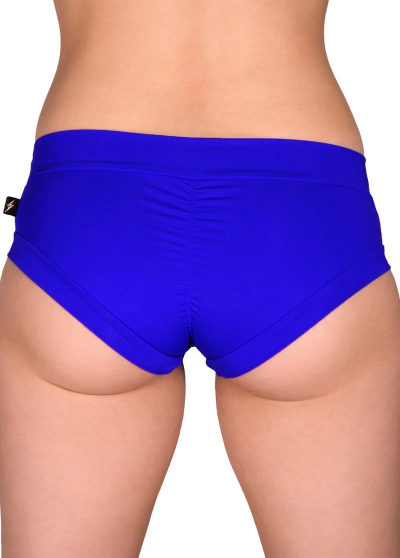 Cleo the Hurricane Essential Hot Pants - Majesty Blue - Image 3