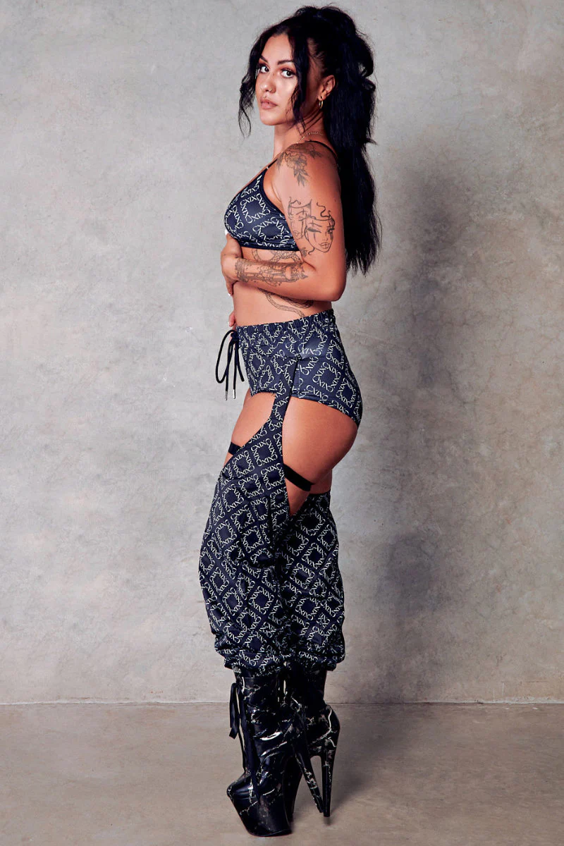 CXIX 119 Bralette - Black Print - Image 5