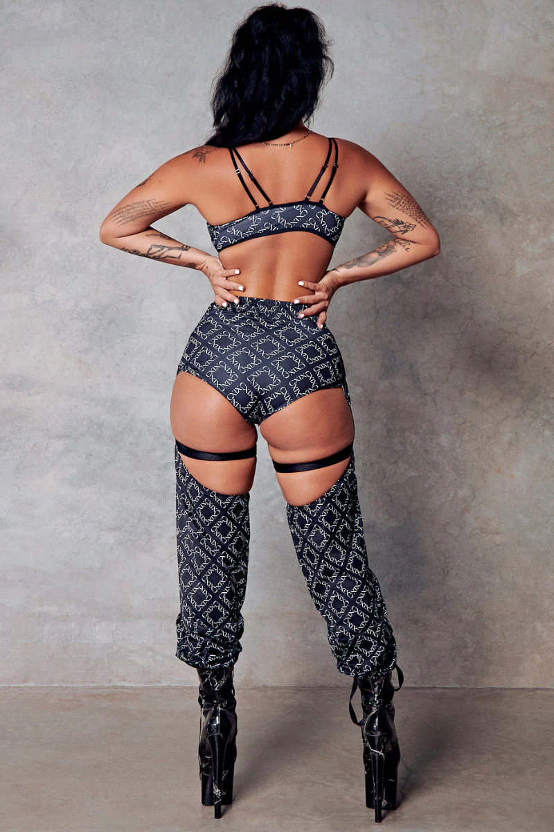 CXIX 119 Bralette - Black Print - Image 6