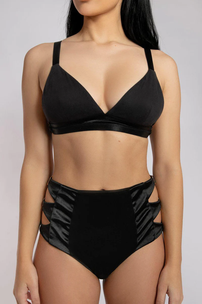 CXIX Aphrodite High Waist Bottoms - Black - Image 3