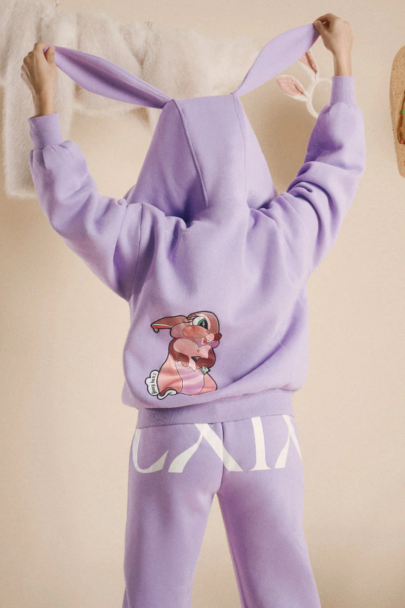 CXIX Creatures In The Club: Blessed Bunz Sweatpants - Purple - Image 5