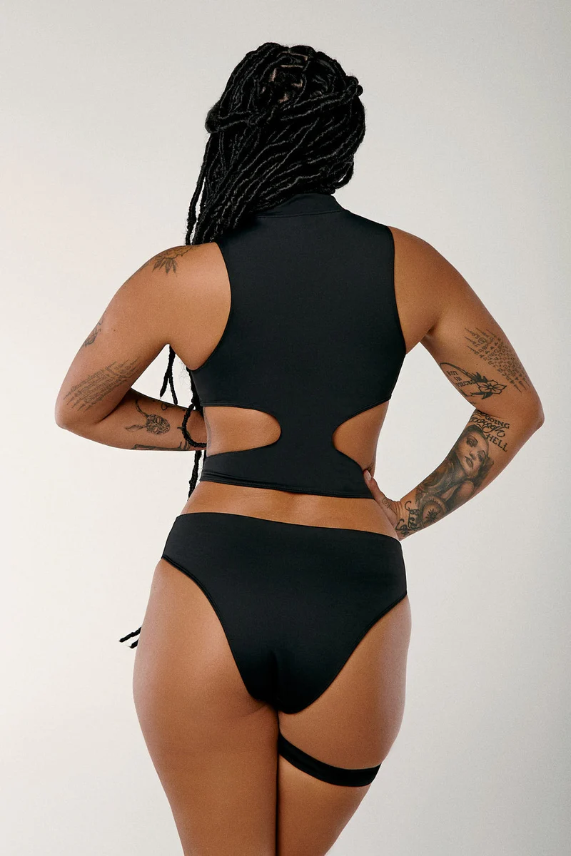 CXIX Dopamine High Waisted Bottoms - Black - Image 2