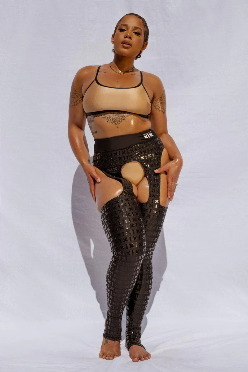 CXIX Gecko Grip Cowgirl Leggings - Black - Image 4