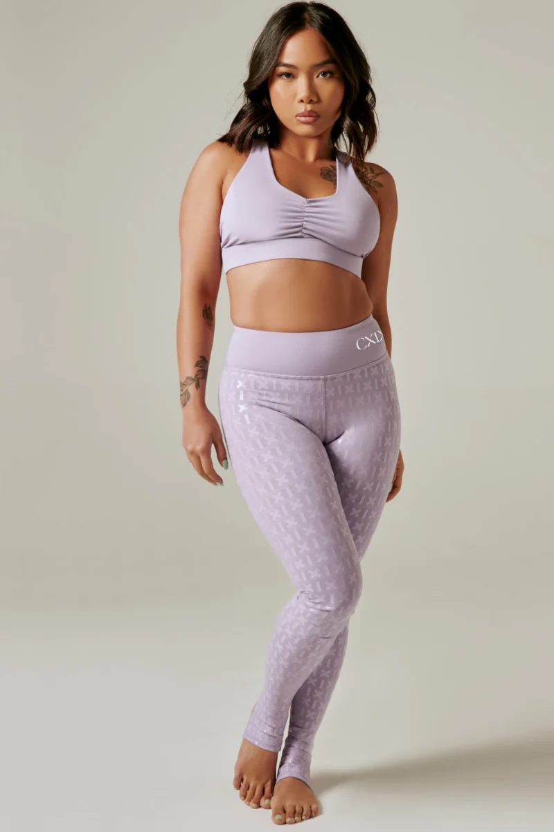 CXIX Gecko Grip Leggings - Lilac - Image 3