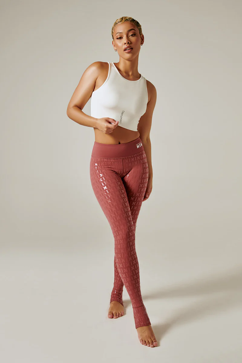 CXIX Gecko Grip Leggings - Mauve - Image 3