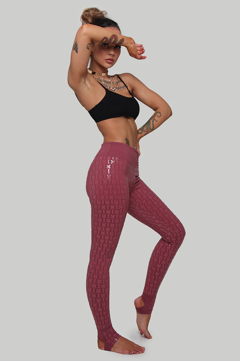 CXIX Gecko Grip Leggings - Mauve - Image 5