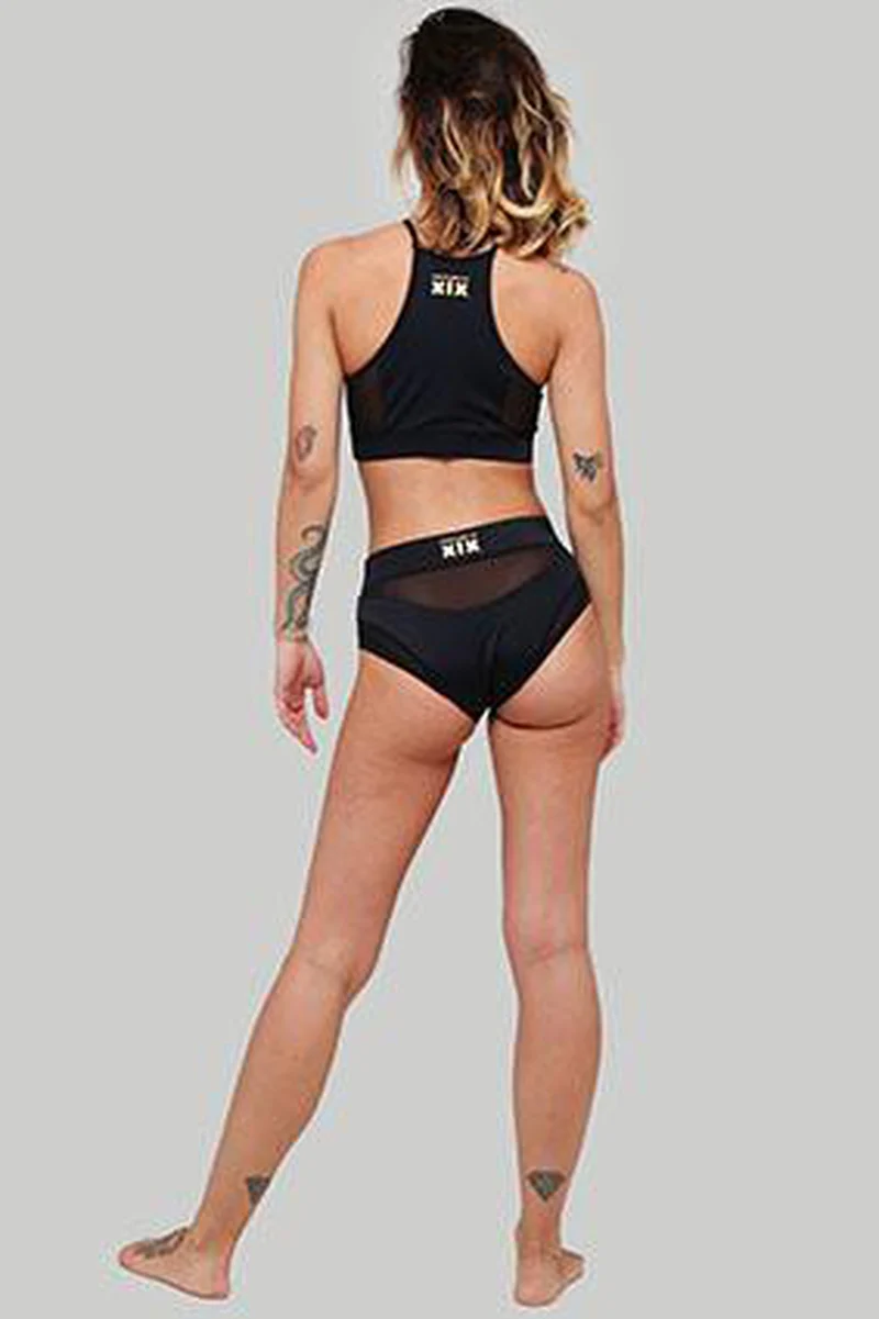 CXIX I S I S Goddess Bottoms - Black with Black Mesh - Image 4