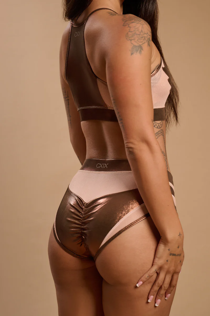 CXIX I S I S Goddess Bottoms - Bronze with Sand Mesh - Image 3