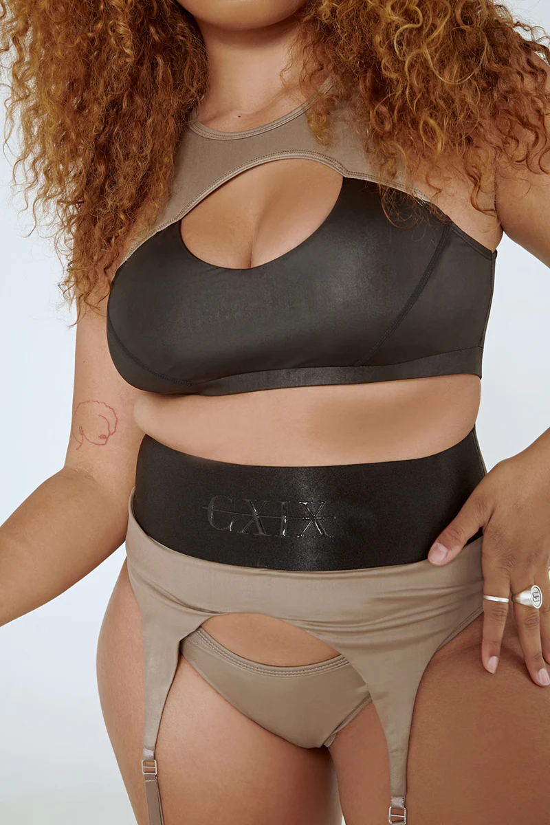 CXIX Snatched Garter Bottoms - Mink - Image 3
