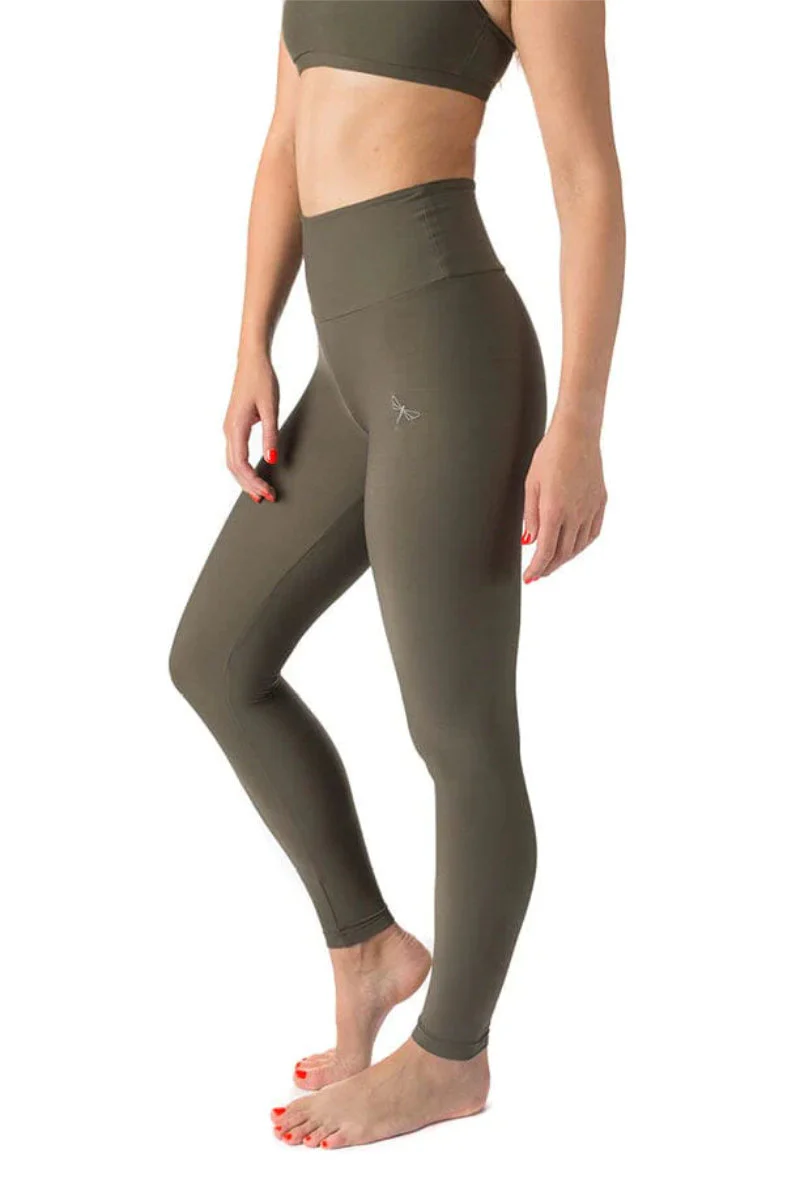Dragonfly Adele Leggings - Khaki - Image 5
