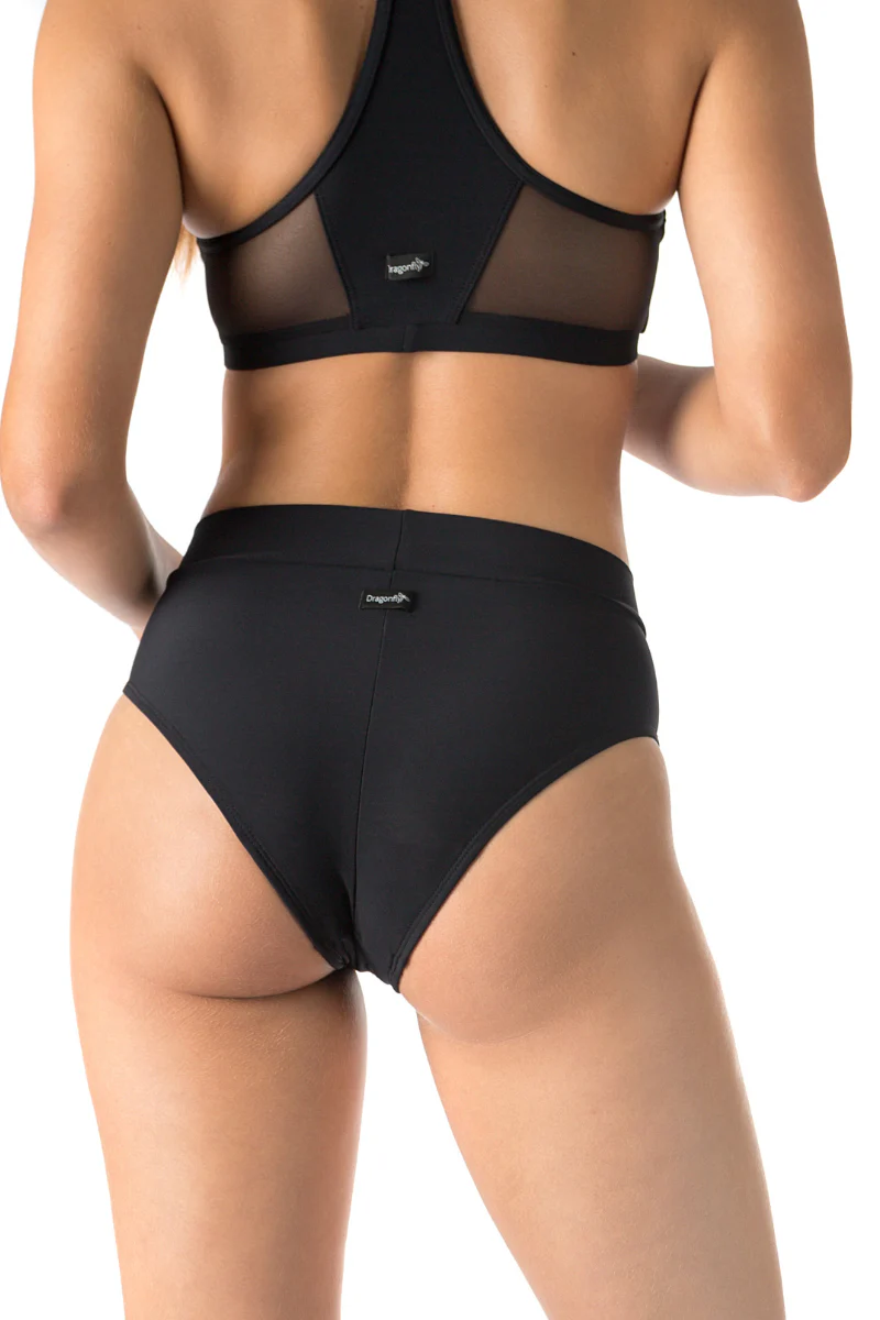 Dragonfly Molly Shorts - Black Mesh - Image 2