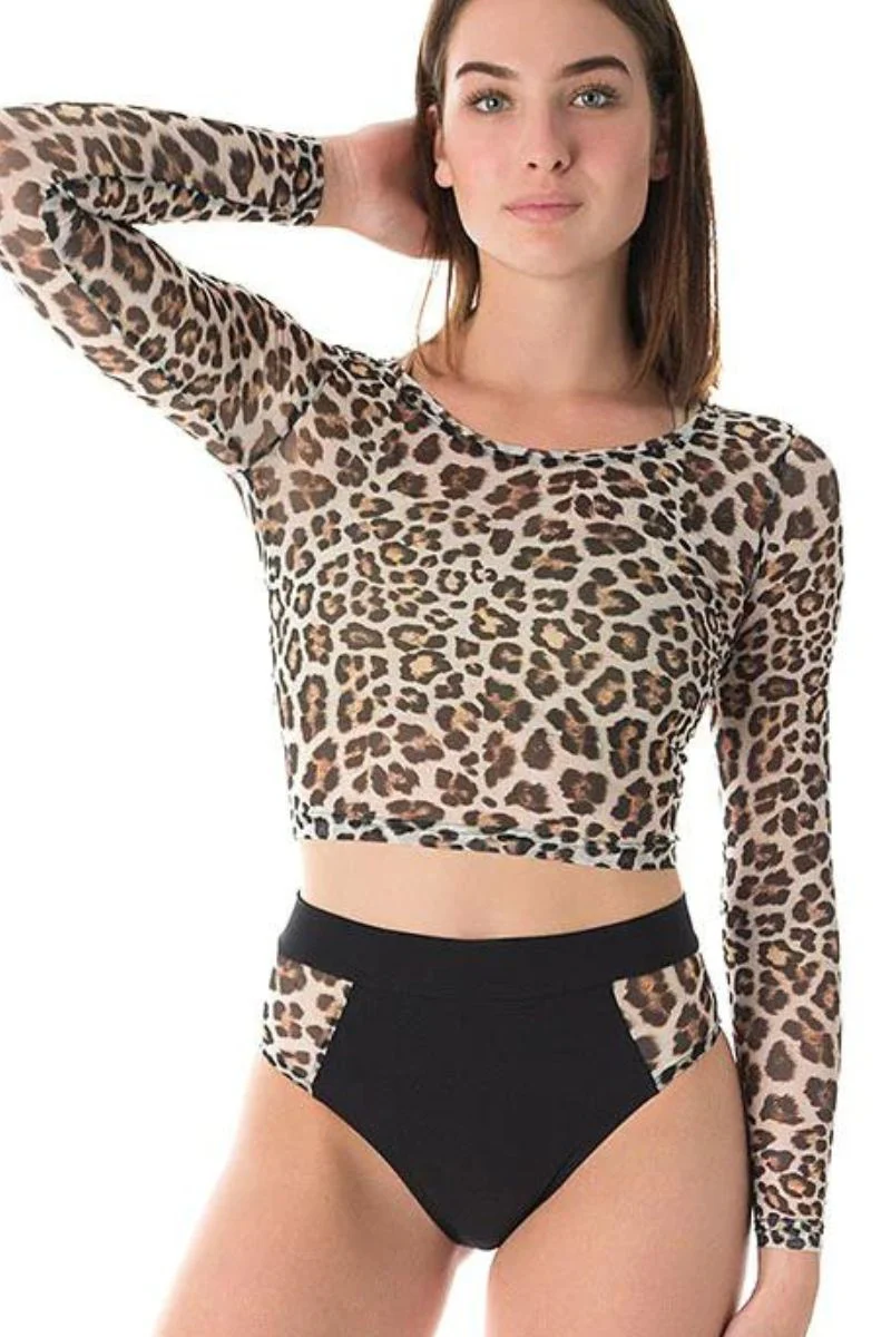Dragonfly Molly Shorts - Leopard Mesh - Image 5