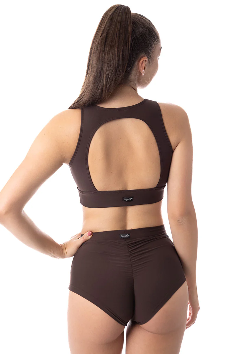 Dragonfly Monica Mesh Shorts - Espresso - Image 2