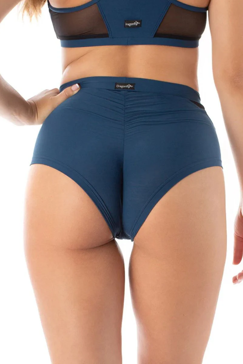Dragonfly Monica Mesh Shorts - Petrol - Image 2
