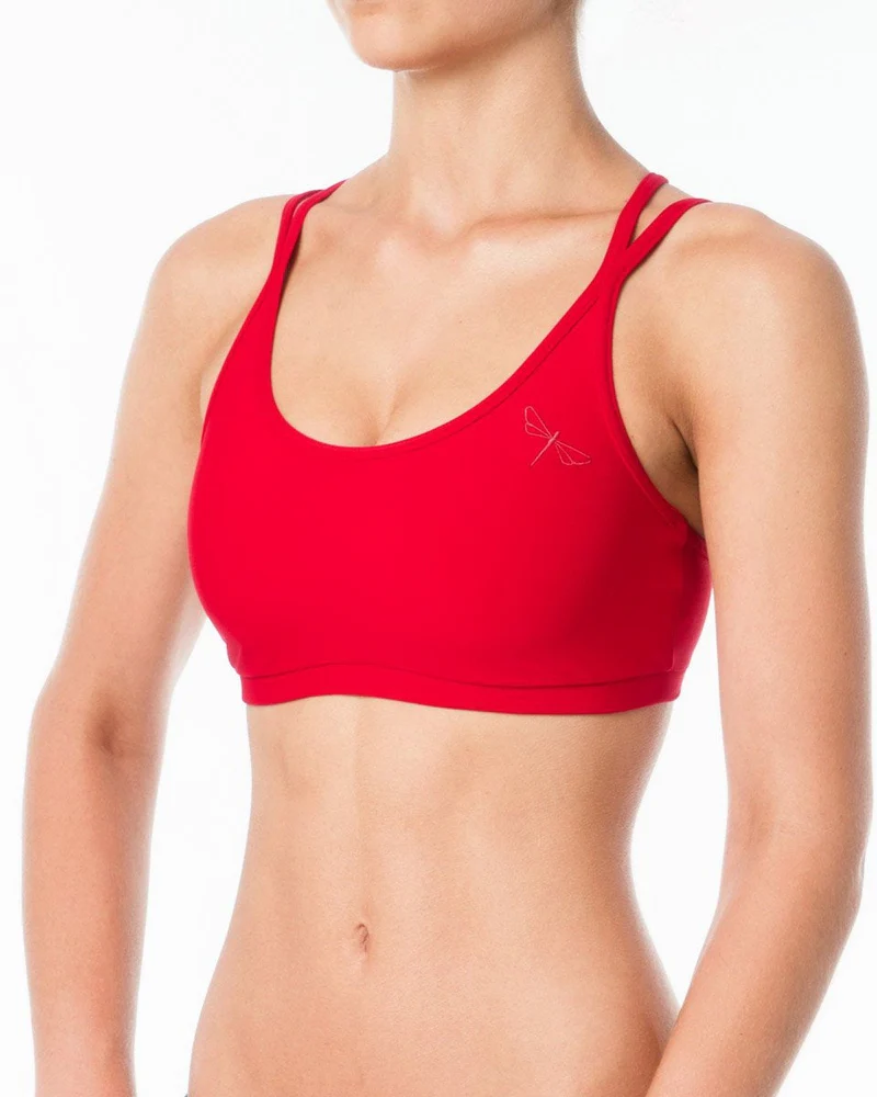 Dragonfly Nicole Top - Red - Image 3