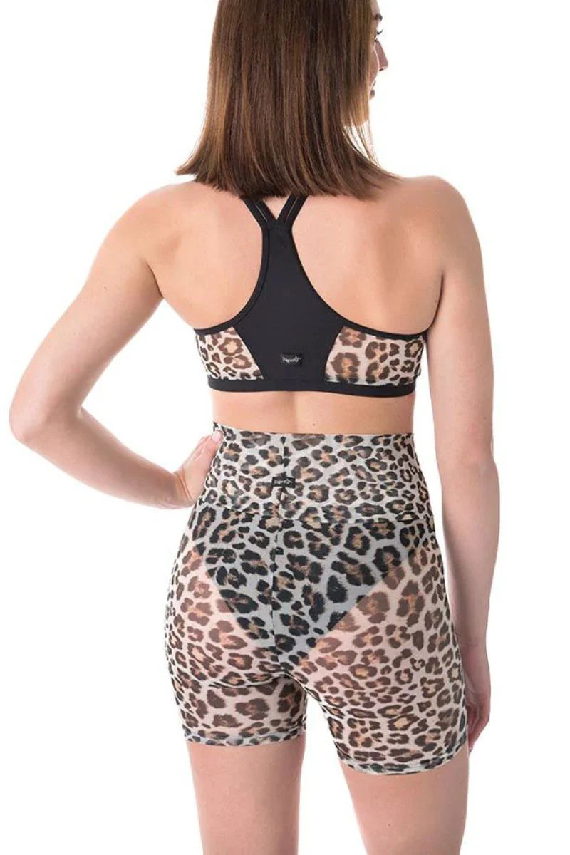 Dragonfly Zoe Shorts - Leopard Mesh - Image 3