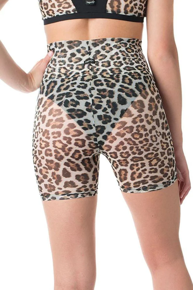 Dragonfly Zoe Shorts - Leopard Mesh - Image 7