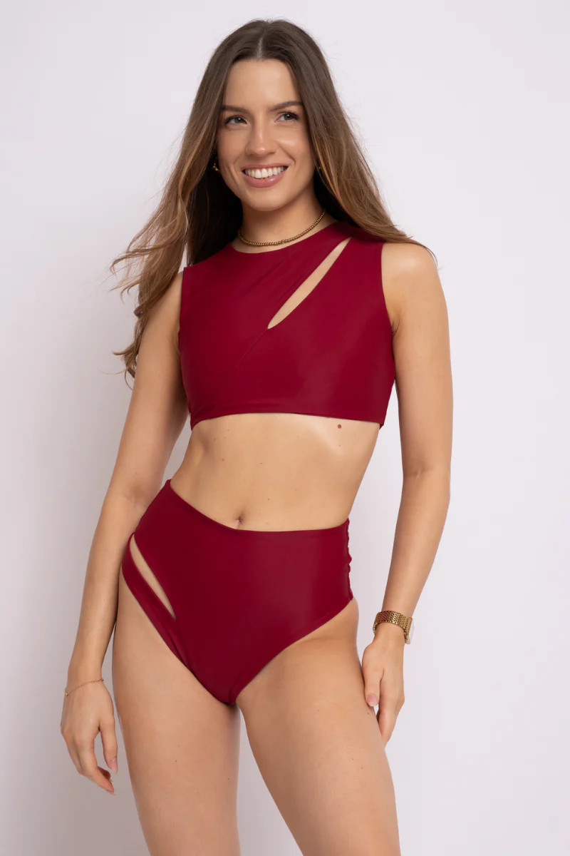 FANNA Gamma Bottoms - Burgundy - Image 3