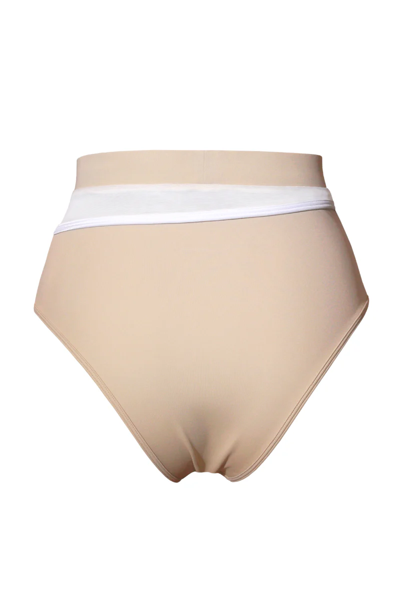 Hamade Activewear High Cut Bottoms - Beige - Image 6