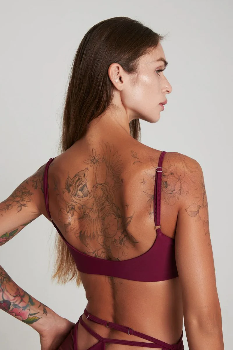 Harna Fierce Top - Wine - Image 2