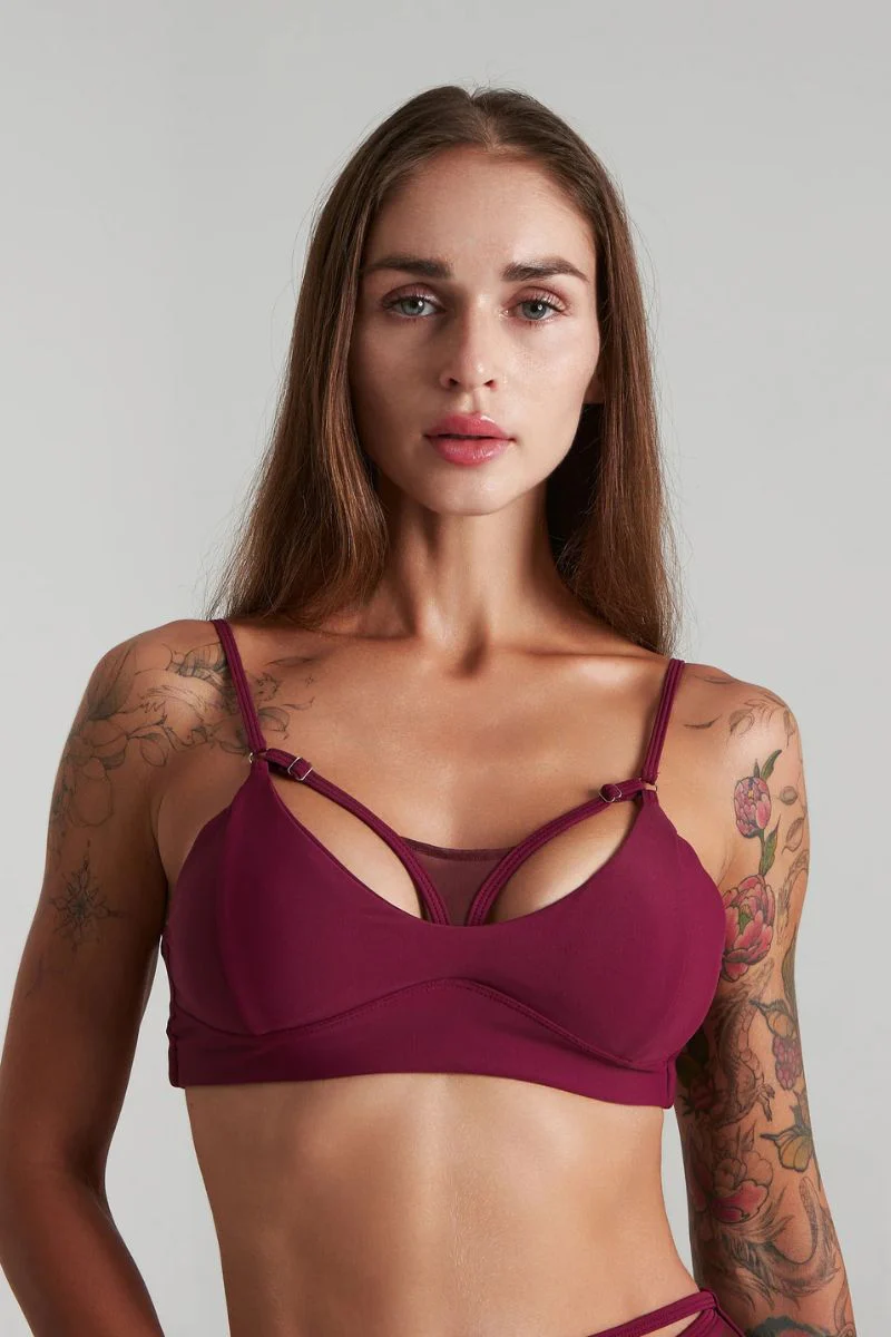 Harna Fierce Top - Wine - Image 4
