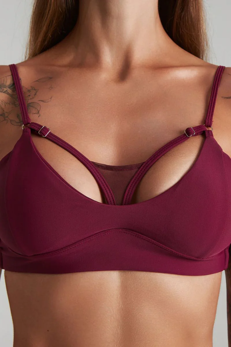 Harna Fierce Top - Wine - Image 5