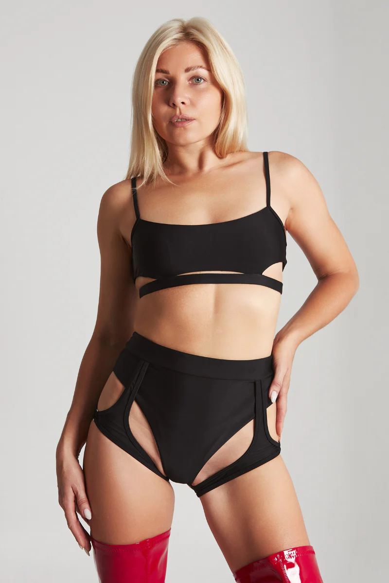 Harna Peach Bottoms - Black