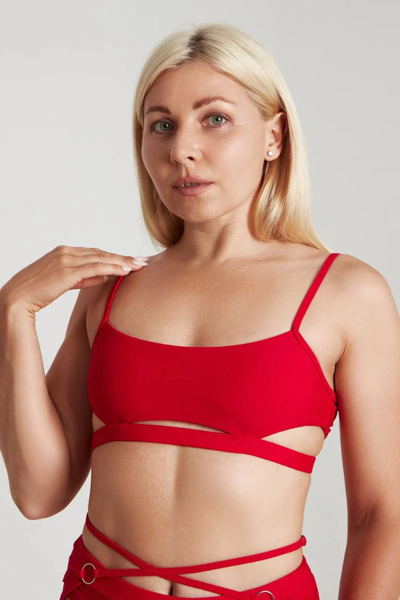 Harna Tizzy Top - Red - Image 3