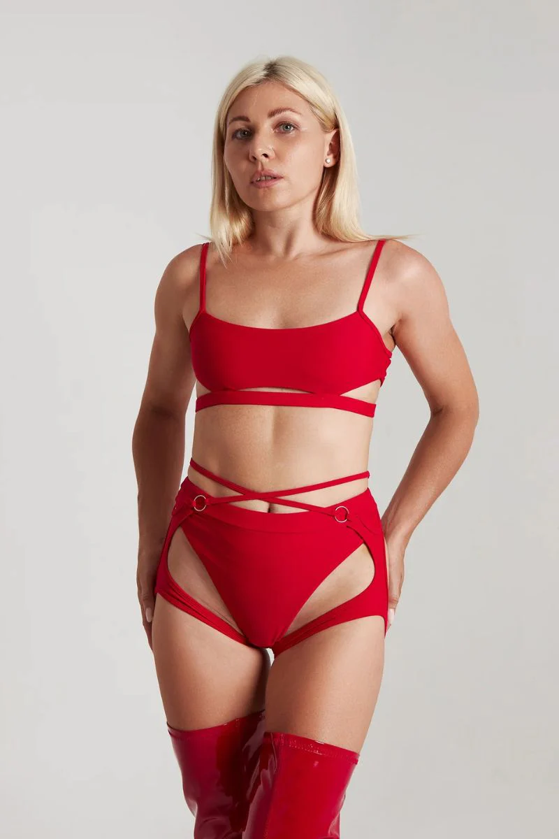 Harna Tizzy Top - Red - Image 4