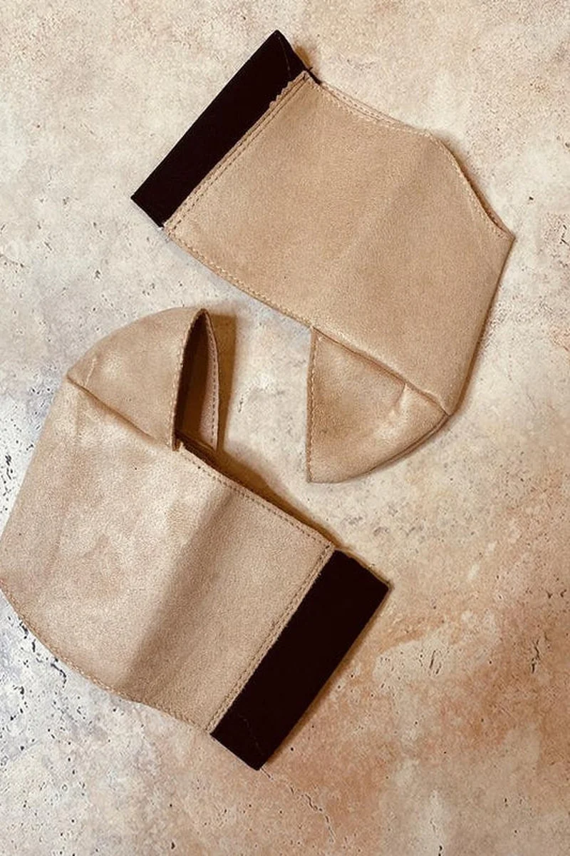 Hella Heels Classique 7Inch Boot Protector - Sand Faux Suede