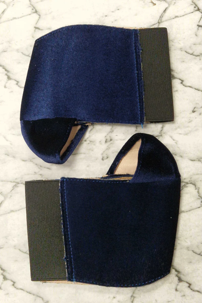 Hella Heels Classique 8Inch Velvet Boot Protector - Old Money