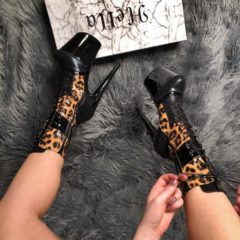 Hella Heels EmpireKicks 8inch Boots - Black - Image 6