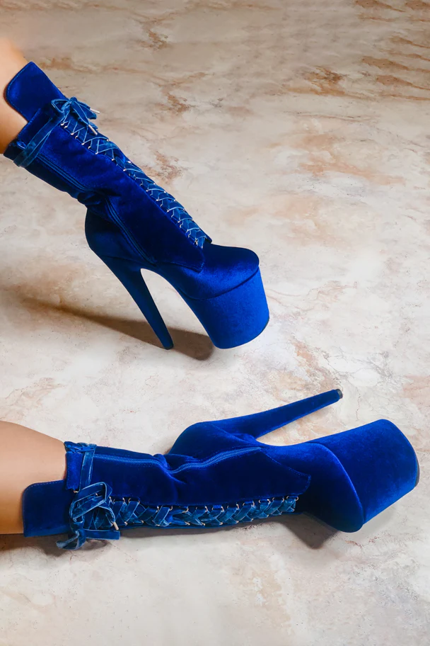 Hella Heels High BabyDoll 8inch Boots - King Pin - Image 6