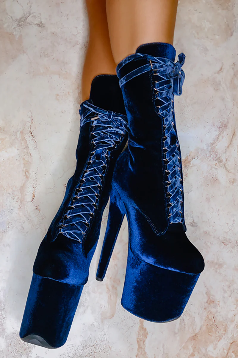 Hella Heels High BabyDoll 8inch Boots - Old Money - Image 4