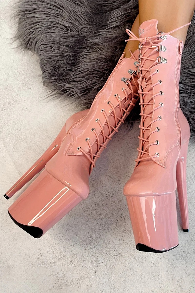 Hella Heels LipKit 8inch Boots - Candy Shop - Image 2