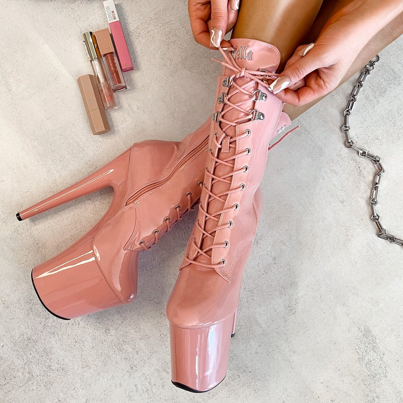 Hella Heels LipKit 8inch Boots - Candy Shop - Image 5