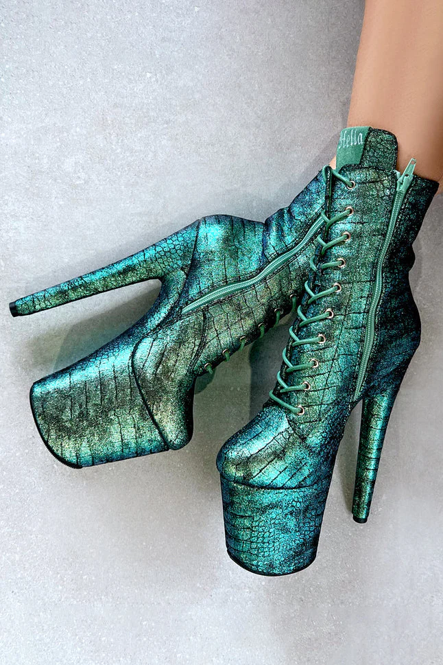 Hella Heels Mermaid 8inch Boots - Dreams - Image 4