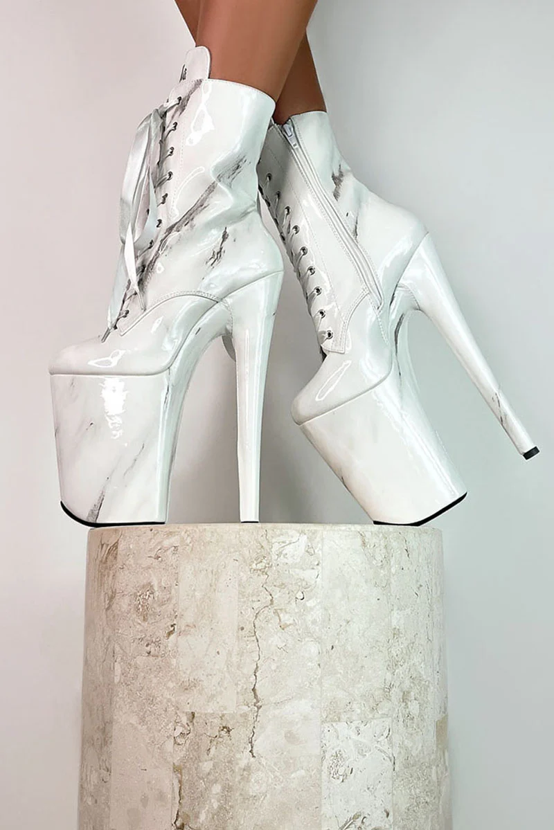Hella Heels Renaissance 8inch Boots - Faith - Image 2