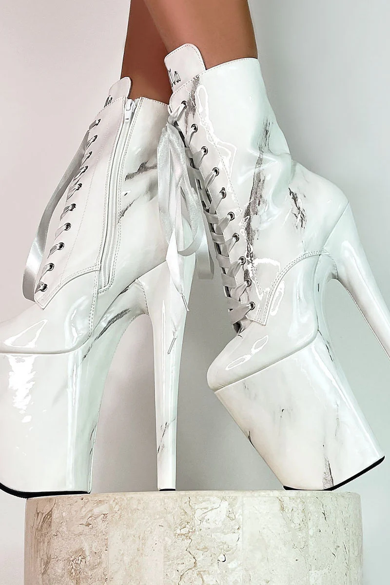 Hella Heels Renaissance 8inch Boots - Faith - Image 3