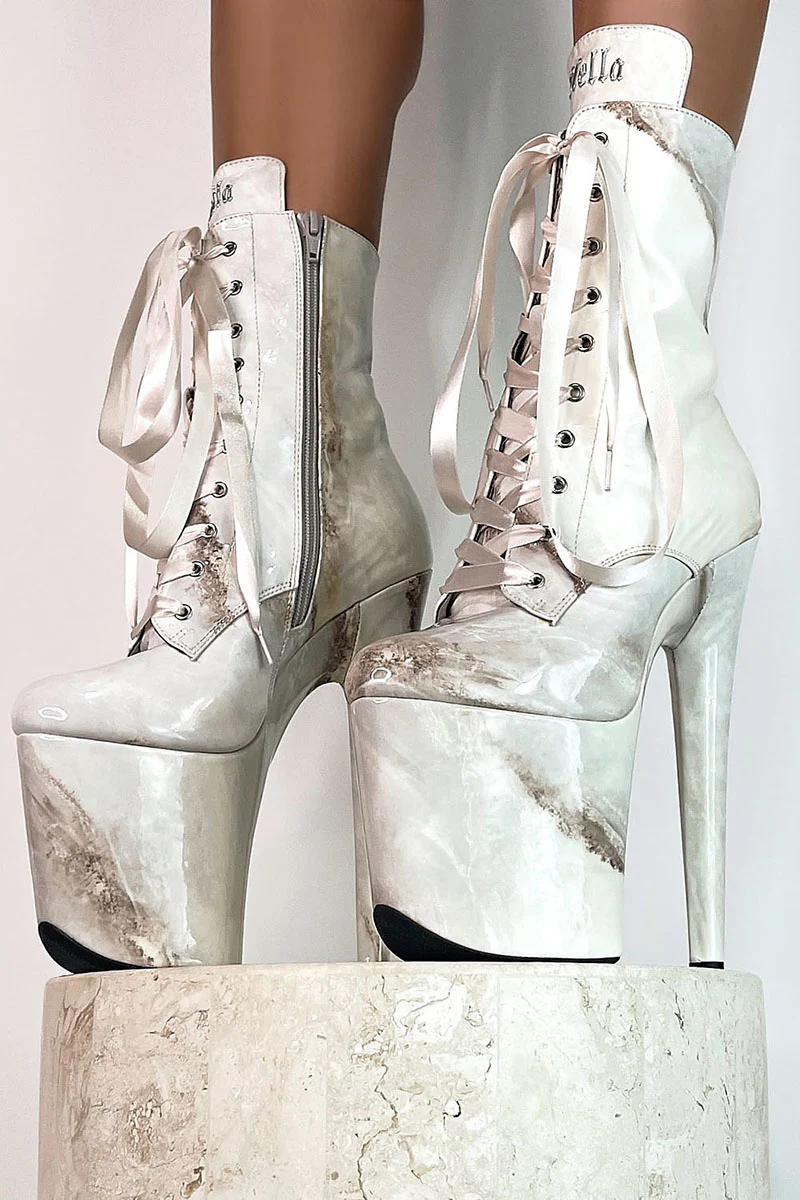 Hella Heels Renaissance 8inch Boots - Hope - Image 4