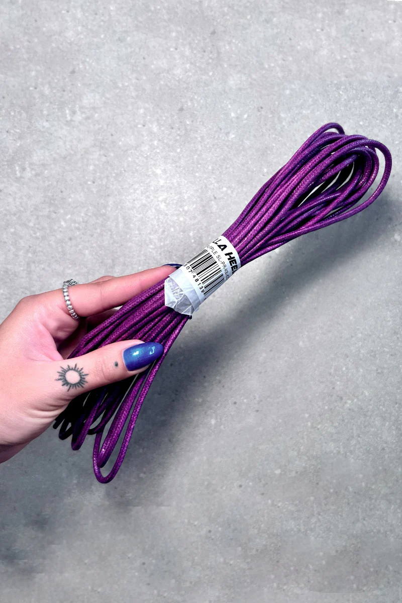 Hella Heels Shoe Laces - Purple Rain