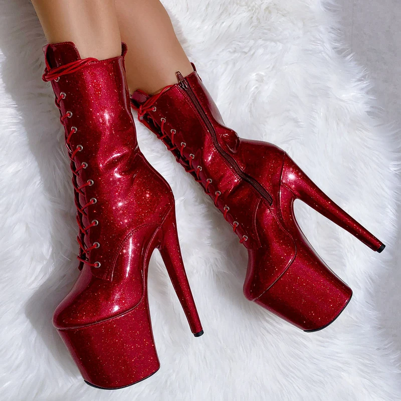 Hella Heels The Glitterati 8inch Boots - Kansass - Image 4