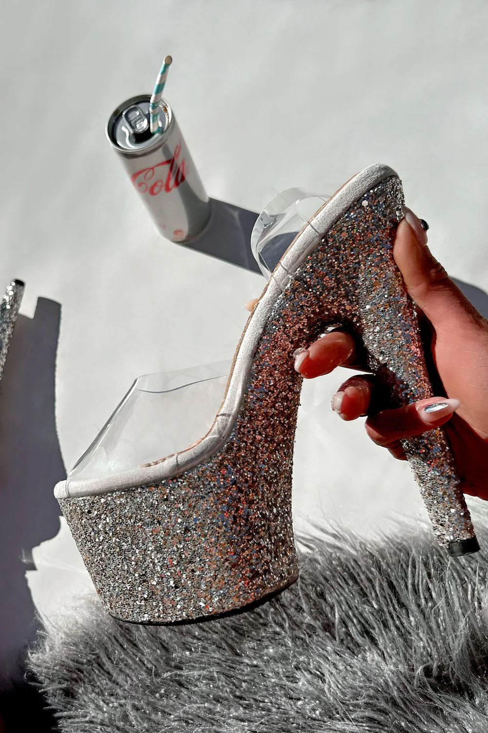 Hella Heels The Glitterati XTRA 7inch Classic Stilettos - Monroe - Image 3