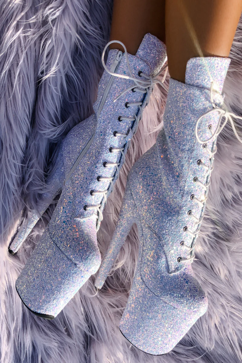 Hella Heels The Glitterati XTRA 8inch Boots - Wishlist - Image 3