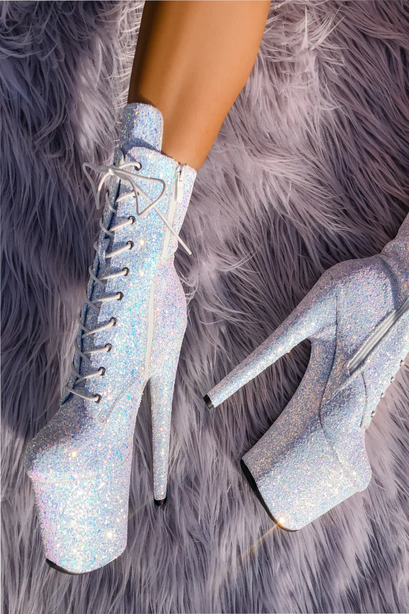 Hella Heels The Glitterati XTRA 8inch Boots - Wishlist - Image 4