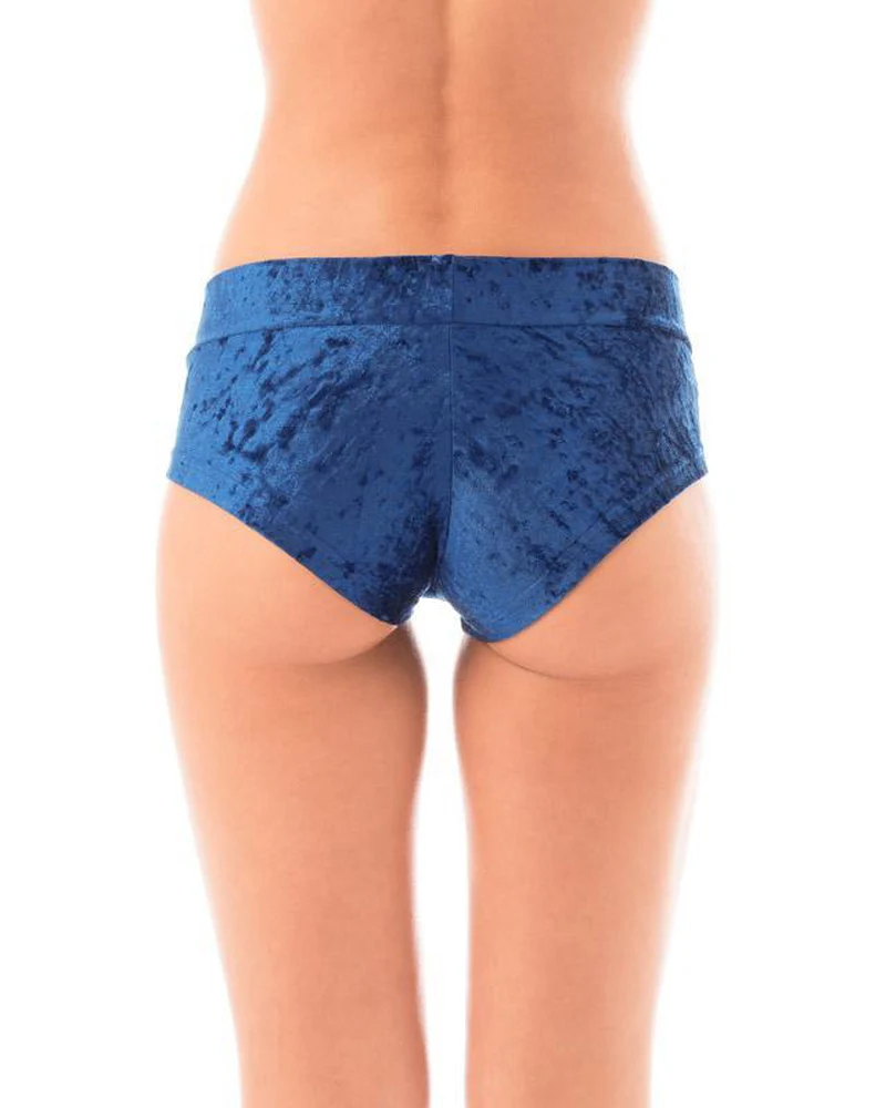 Dragonfly Hot Pants - Velvet Blue - Image 2