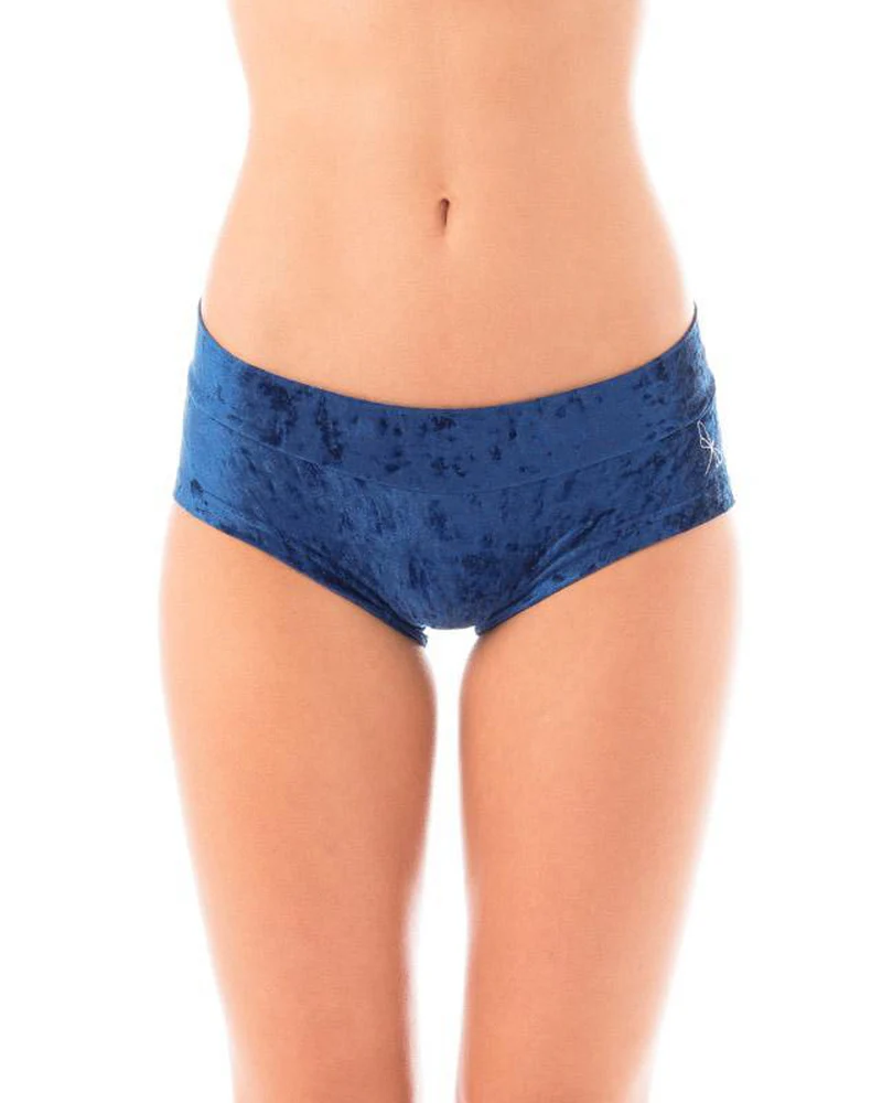 Dragonfly Hot Pants - Velvet Blue - Image 4